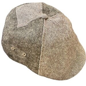 Haggar Brown Wool Viscose Blend Cap L/XL